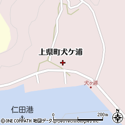 長崎県対馬市上県町犬ケ浦163周辺の地図