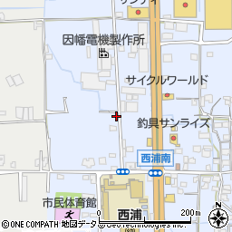大阪府羽曳野市西浦1109-3周辺の地図