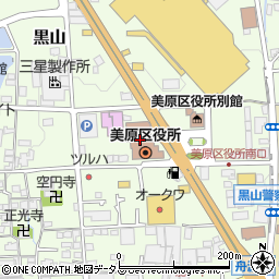 大阪府堺市美原区周辺の地図