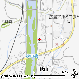 広島県広島市安佐北区白木町秋山880周辺の地図
