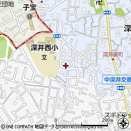 大阪府堺市中区深井北町962-29周辺の地図