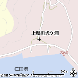 長崎県対馬市上県町犬ケ浦167周辺の地図
