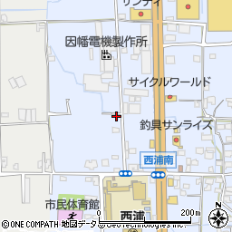 大阪府羽曳野市西浦1107周辺の地図