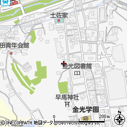 岡山県浅口市金光町大谷216周辺の地図