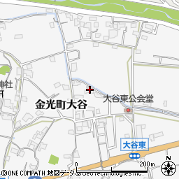 岡山県浅口市金光町大谷1842周辺の地図