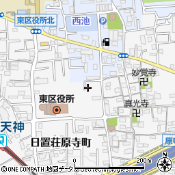 大阪府堺市東区日置荘原寺町204-16周辺の地図