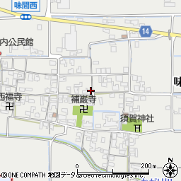 奈良県磯城郡田原本町味間839周辺の地図