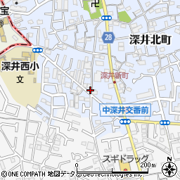 大阪府堺市中区深井北町3075周辺の地図