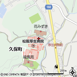 松阪厚生病院周辺の地図