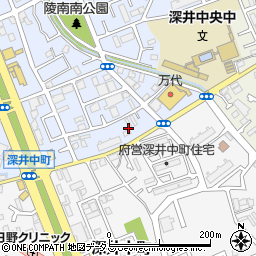 大阪府堺市中区深井北町3472周辺の地図