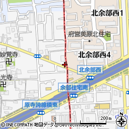 大阪府堺市東区日置荘原寺町440周辺の地図