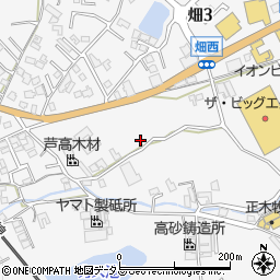 奈良県香芝市畑2丁目844周辺の地図