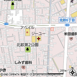 ジーユー倉敷北畝店周辺の地図