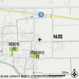 奈良県磯城郡田原本町味間818周辺の地図