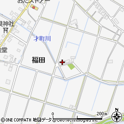 広島県福山市芦田町福田134周辺の地図