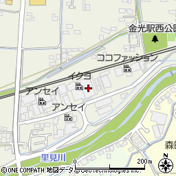 岡山県浅口市金光町占見新田216-2周辺の地図
