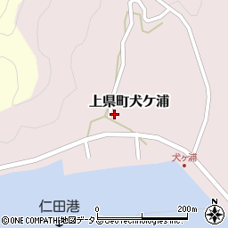 上県町漁協仁田支所周辺の地図