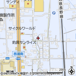 大阪府羽曳野市西浦1389周辺の地図
