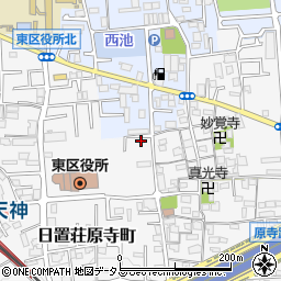 大阪府堺市東区日置荘原寺町204-7周辺の地図