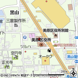 堺市役所　美原区役所保険年金課周辺の地図