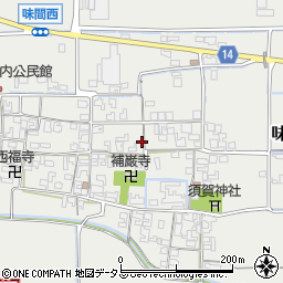 奈良県磯城郡田原本町味間839-3周辺の地図