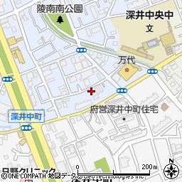 大阪府堺市中区深井北町3466周辺の地図