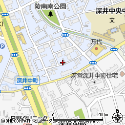 大阪府堺市中区深井北町3451周辺の地図