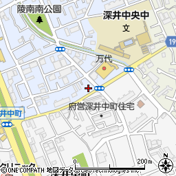 大阪府堺市中区深井北町3475-3周辺の地図