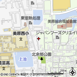 大阪府堺市美原区太井689-21周辺の地図