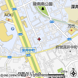 大阪府堺市中区深井北町3415周辺の地図