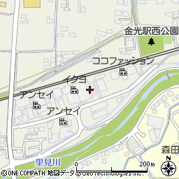 岡山県浅口市金光町占見新田216周辺の地図