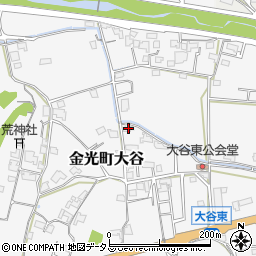 岡山県浅口市金光町大谷1842-1周辺の地図