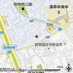 大阪府堺市中区深井北町3470周辺の地図