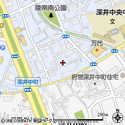 大阪府堺市中区深井北町3450周辺の地図