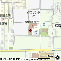 奈良県立　教育研究所・教育企画係周辺の地図