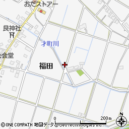 広島県福山市芦田町福田148周辺の地図