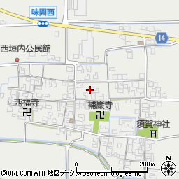 奈良県磯城郡田原本町味間831周辺の地図