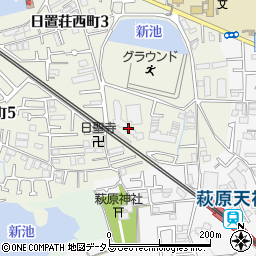 エステム堺・萩原天神周辺の地図