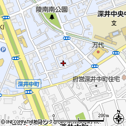 大阪府堺市中区深井北町3449周辺の地図