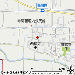 奈良県磯城郡田原本町味間870周辺の地図