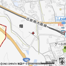 奈良県香芝市畑239周辺の地図