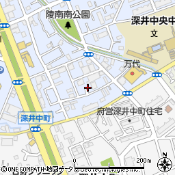 大阪府堺市中区深井北町3441周辺の地図