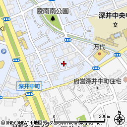 大阪府堺市中区深井北町3448周辺の地図