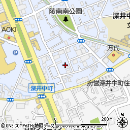 大阪府堺市中区深井北町3410-3周辺の地図