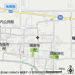 奈良県磯城郡田原本町味間830-2周辺の地図
