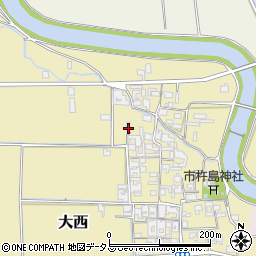 奈良県桜井市大西497周辺の地図