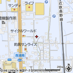 大阪府羽曳野市西浦1498周辺の地図