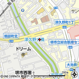 株式会社吹田ジャパン　堺営業所周辺の地図