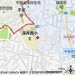 大阪府堺市中区深井北町947-4周辺の地図