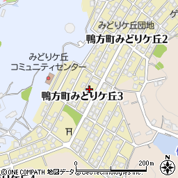 岡山県浅口市鴨方町みどりケ丘3丁目328周辺の地図